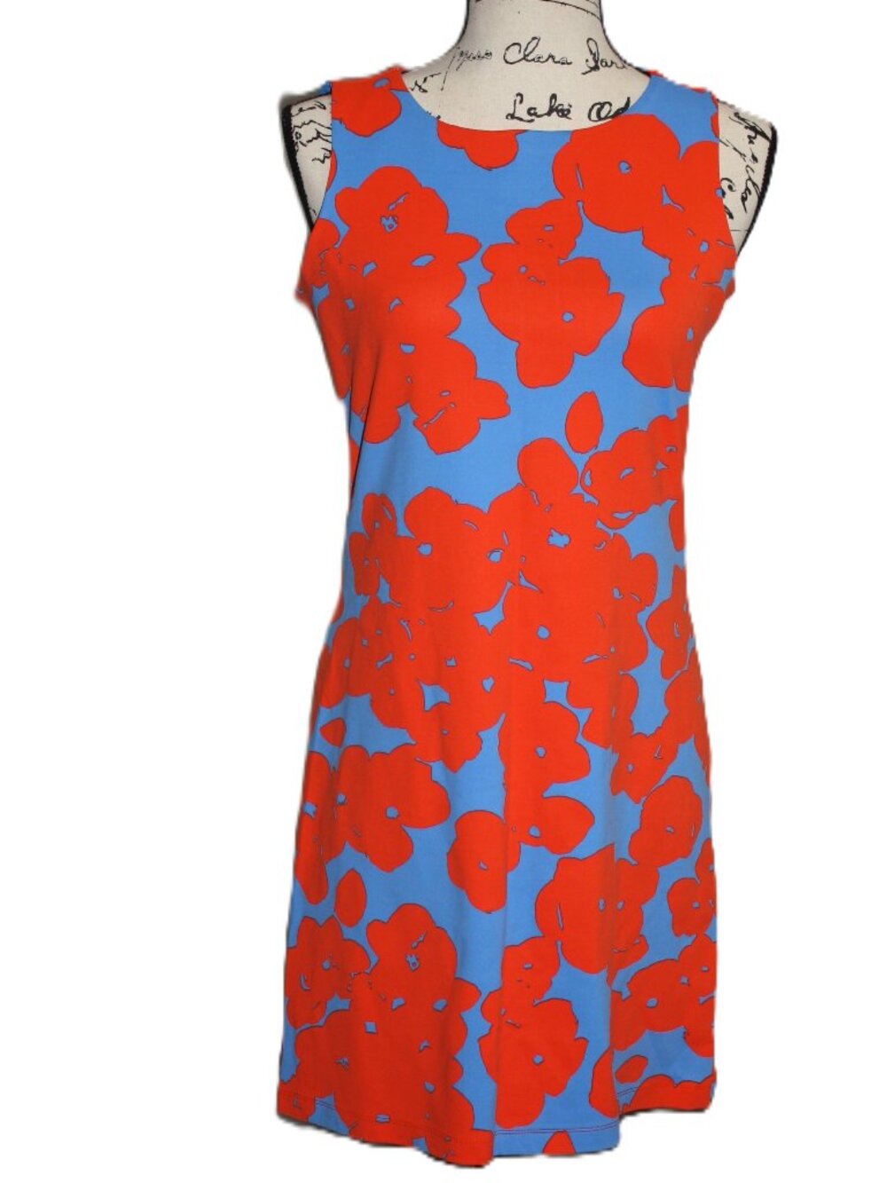 Mahi Gold - Blue & Orange Ryder Dress, Size Small